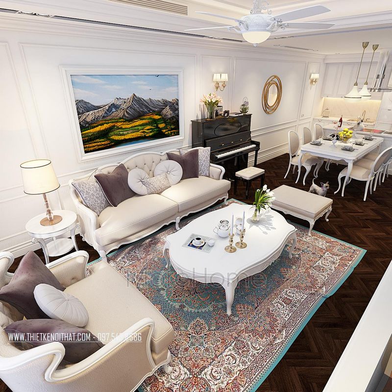 Thiết kế sofa cổ điển -  Royal City